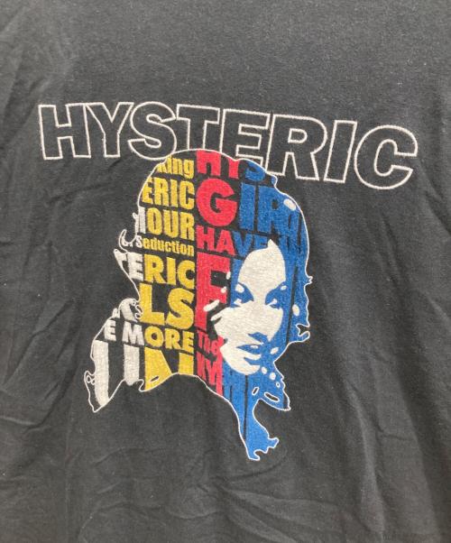Hysteric Glamour（ヒステリックグラマー）Hysteric Glamour (ヒステリックグラマー) HAVE MORE FUN刺繍 Tシャツ ブラック サイズ:Lの古着・服飾アイテム