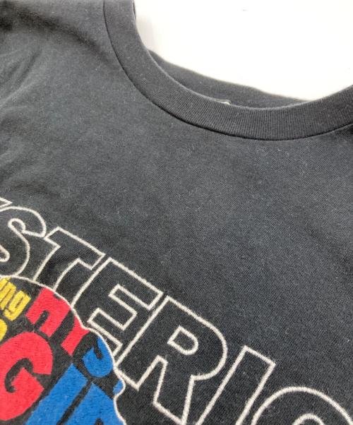 Hysteric Glamour（ヒステリックグラマー）Hysteric Glamour (ヒステリックグラマー) HAVE MORE FUN刺繍 Tシャツ ブラック サイズ:Lの古着・服飾アイテム