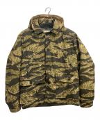 TENDERLOINテンダーロイン）の古着「T-Hunting Down JKT/ダウンジャケット」｜オリーブ