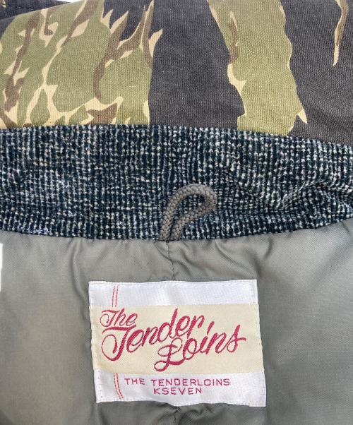 TENDERLOIN（テンダーロイン）TENDERLOIN (テンダーロイン) T-Hunting Down JKT/ダウンジャケット オリーブ サイズ:SMALLの古着・服飾アイテム