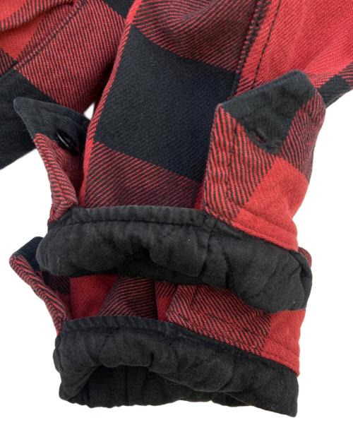 MINEDENIM（マインデニム）MINEDENIM (マインデニム) Denim Quilt Liner Flannel Shirts/デニム　キルトライナー　フランネルシャツ レッド サイズ:3の古着・服飾アイテム