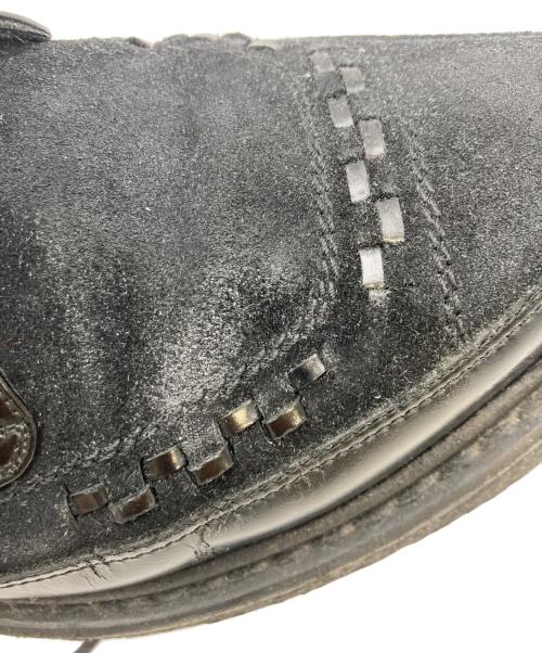 Saint Laurent Paris（サンローランパリ）Saint Laurent Paris (サンローランパリ) スエード切替ラバーソールクリーパーシューズ ブラック サイズ:40の古着・服飾アイテム