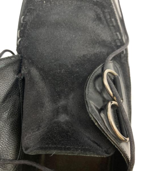 Saint Laurent Paris（サンローランパリ）Saint Laurent Paris (サンローランパリ) スエード切替ラバーソールクリーパーシューズ ブラック サイズ:40の古着・服飾アイテム