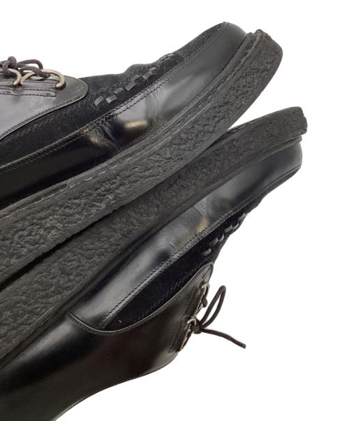 Saint Laurent Paris（サンローランパリ）Saint Laurent Paris (サンローランパリ) スエード切替ラバーソールクリーパーシューズ ブラック サイズ:40の古着・服飾アイテム