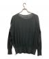 sulvam (サルバム) SEE-TROUGH OVER KNIT ブラック サイズ:S：9000円