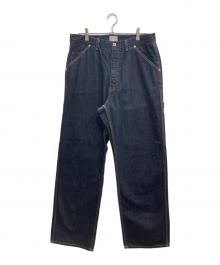 HOUSTON（ヒューストン）の古着「ELVEDGE DENIM PAINTER PANTS / セルビッヂデニムペインターパンツ」｜インディゴ