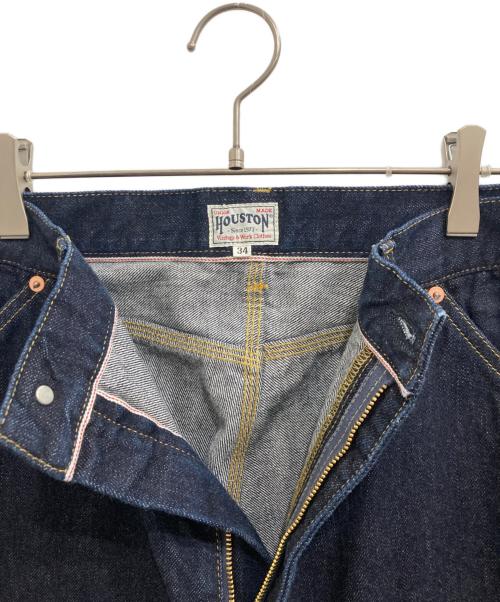 HOUSTON（ヒューストン）HOUSTON (ヒューストン) ELVEDGE DENIM PAINTER PANTS / セルビッヂデニムペインターパンツ インディゴ サイズ:34の古着・服飾アイテム