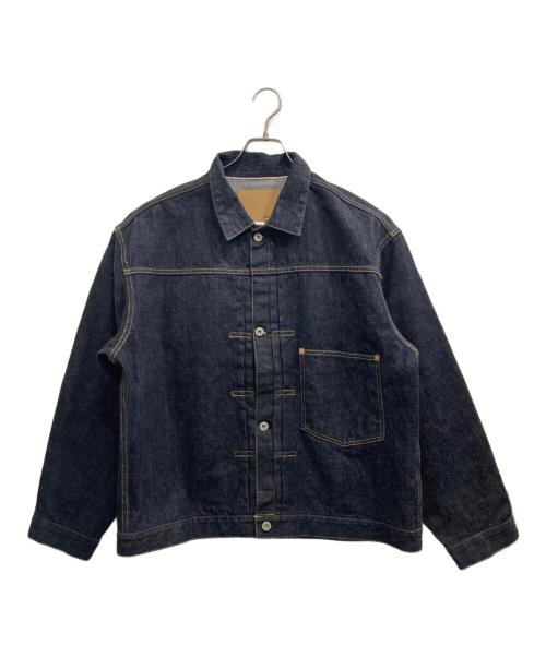 HOUSTON（ヒューストン）HOUSTON (ヒューストン) TYPE-1 DENIM JACKET T-BACK- / タイプ1デニムジャケット Tバック インディゴ サイズ:44の古着・服飾アイテム