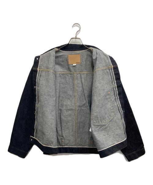 HOUSTON（ヒューストン）HOUSTON (ヒューストン) TYPE-1 DENIM JACKET T-BACK- / タイプ1デニムジャケット Tバック インディゴ サイズ:44の古着・服飾アイテム
