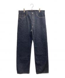 HOUSTON（ヒューストン）の古着「WW2 SELVEDGE DENIM PANTS / セルビッヂデニムパンツ」｜インディゴ