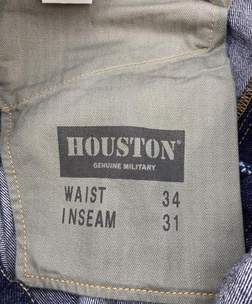 HOUSTON（ヒューストン）HOUSTON (ヒューストン) WW2 SELVEDGE DENIM PANTS / セルビッヂデニムパンツ インディゴ サイズ:W34×L31の古着・服飾アイテム