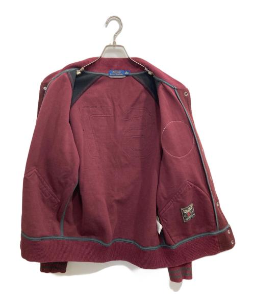 POLO RALPH LAUREN（ポロ・ラルフローレン）POLO RALPH LAUREN (ポロ・ラルフローレン) ワッペンスタジャン ボルドー サイズ:Mの古着・服飾アイテム