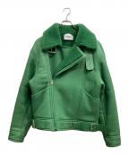 AMBUSHアンブッシュ）の古着「Shearling Aviator Jacket/シアリング　アビエータージャケット」｜グリーン/ Fern Green