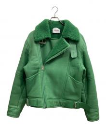 AMBUSH（アンブッシュ）の古着「Shearling Aviator Jacket/シアリング　アビエータージャケット」｜グリーン/ Fern Green