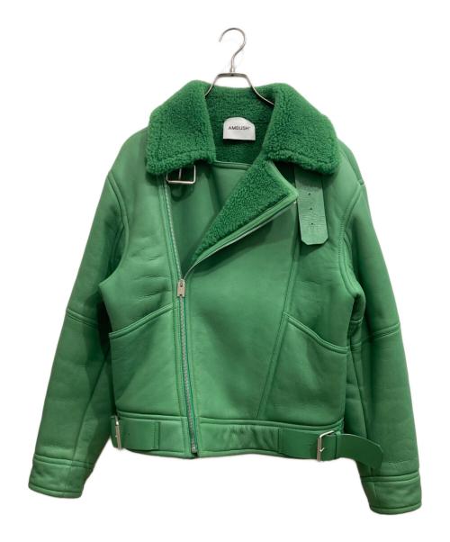 AMBUSH（アンブッシュ）AMBUSH (アンブッシュ) Shearling Aviator Jacket/シアリング　アビエータージャケット グリーン/ Fern Green サイズ:46の古着・服飾アイテム
