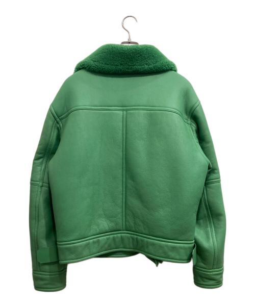 AMBUSH（アンブッシュ）AMBUSH (アンブッシュ) Shearling Aviator Jacket/シアリング　アビエータージャケット グリーン/ Fern Green サイズ:46の古着・服飾アイテム