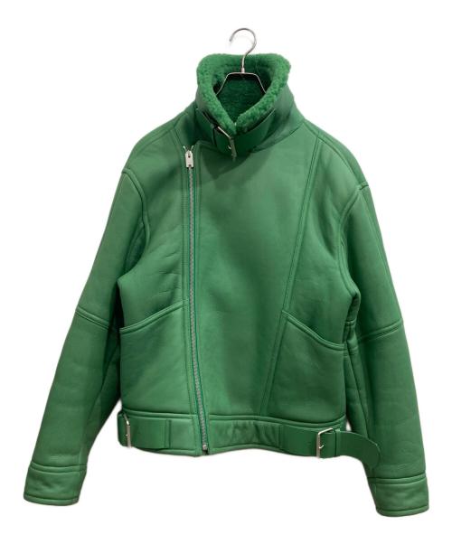 AMBUSH（アンブッシュ）AMBUSH (アンブッシュ) Shearling Aviator Jacket/シアリング　アビエータージャケット グリーン/ Fern Green サイズ:46の古着・服飾アイテム