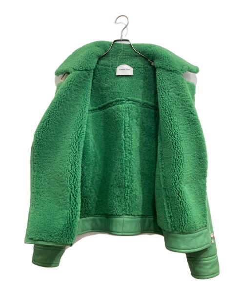 AMBUSH（アンブッシュ）AMBUSH (アンブッシュ) Shearling Aviator Jacket/シアリング　アビエータージャケット グリーン/ Fern Green サイズ:46の古着・服飾アイテム