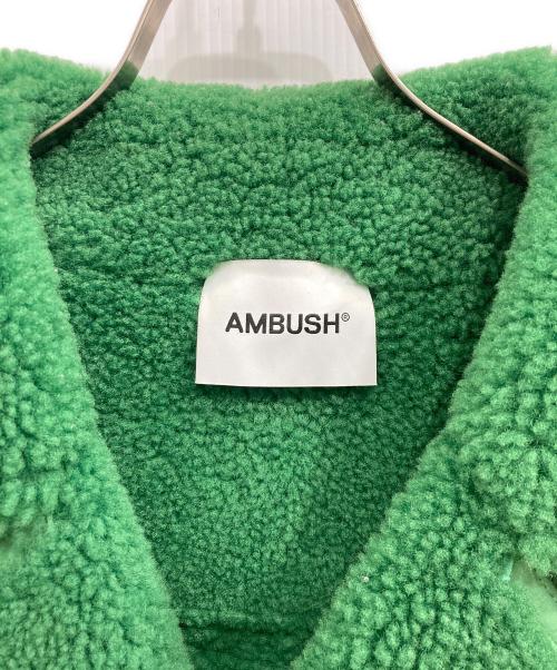 AMBUSH（アンブッシュ）AMBUSH (アンブッシュ) Shearling Aviator Jacket/シアリング　アビエータージャケット グリーン/ Fern Green サイズ:46の古着・服飾アイテム