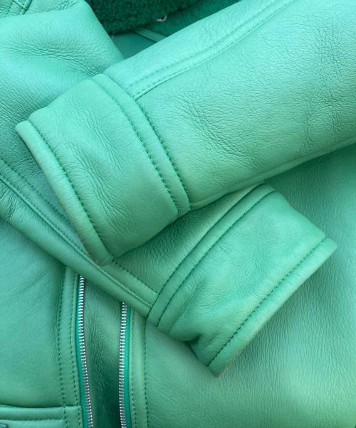 AMBUSH（アンブッシュ）AMBUSH (アンブッシュ) Shearling Aviator Jacket/シアリング　アビエータージャケット グリーン/ Fern Green サイズ:46の古着・服飾アイテム