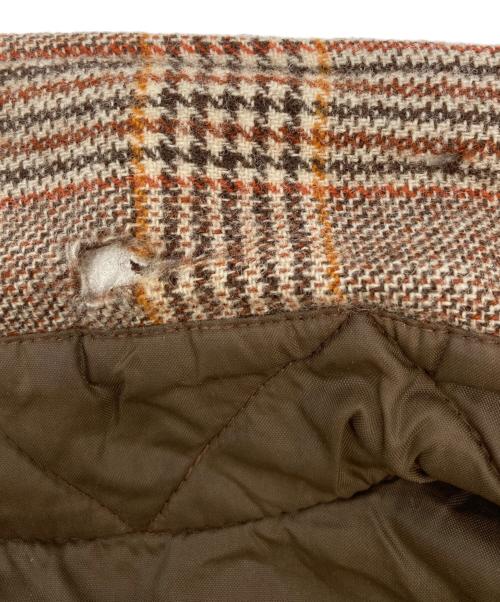 PENDLETON（ペンドルトン）PENDLETON (ペンドルトン) ウールチェック半袖シャツ ブラウン サイズ:Mの古着・服飾アイテム