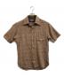 PENDLETON（ペンドルトン）の古着「ウールチェック半袖シャツ」｜ブラウン