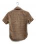PENDLETON (ペンドルトン) ウールチェック半袖シャツ ブラウン サイズ:M：6000円