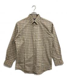 BURBERRY LONDON（バーバリーロンドン）の古着「チェックシャツ」｜ベージュ