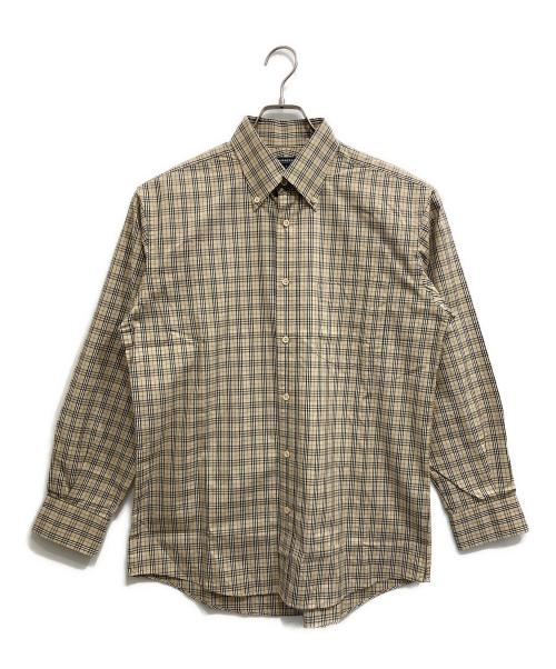 BURBERRY LONDON（バーバリーロンドン）BURBERRY LONDON (バーバリーロンドン) チェックシャツ ベージュ サイズ:Lの古着・服飾アイテム