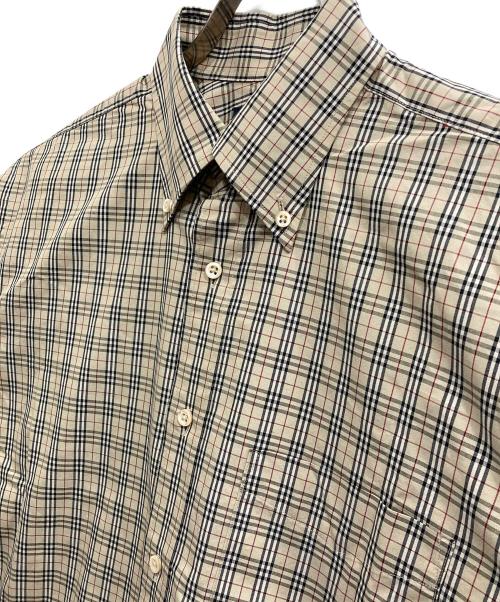BURBERRY LONDON（バーバリーロンドン）BURBERRY LONDON (バーバリーロンドン) チェックシャツ ベージュ サイズ:Lの古着・服飾アイテム
