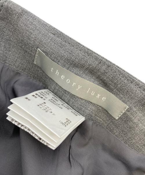 theory luxe（セオリーリュクス）theory luxe (セオリーリュクス) ウールブレンドスカート グレー サイズ:38の古着・服飾アイテム