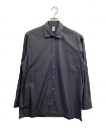 LE（エルイー）の古着「ワイド フレンチ シャツ」｜ブラック