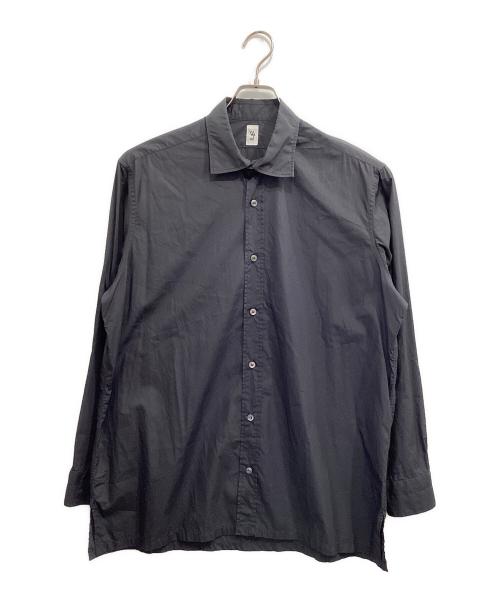 LE（エルイー）LE (エルイー) ワイド フレンチ シャツ ブラック サイズ:WIDE2の古着・服飾アイテム