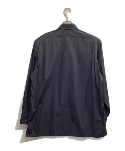 LE（エルイー）LE (エルイー) ワイド フレンチ シャツ ブラック サイズ:WIDE2の古着・服飾アイテム