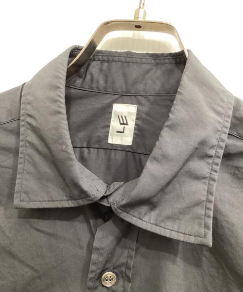 LE（エルイー）LE (エルイー) ワイド フレンチ シャツ ブラック サイズ:WIDE2の古着・服飾アイテム