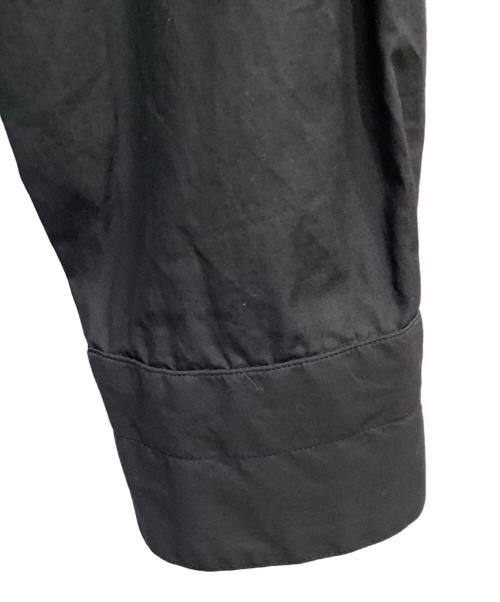 LE（エルイー）LE (エルイー) ワイド フレンチ シャツ ブラック サイズ:WIDE2の古着・服飾アイテム