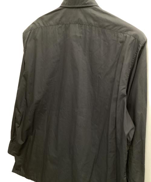LE（エルイー）LE (エルイー) ワイド フレンチ シャツ ブラック サイズ:WIDE2の古着・服飾アイテム