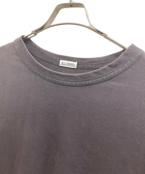 WILLY CHAVARRIA（ウィリーチャバリア）WILLY CHAVARRIA (ウィリーチャバリア) ワイドタックTシャツ ブラウン サイズ:Lの古着・服飾アイテム