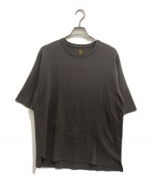 BATONER（バトナ―）の古着「32G SMOOTH KNIT T-SHIRT」｜ブラウン