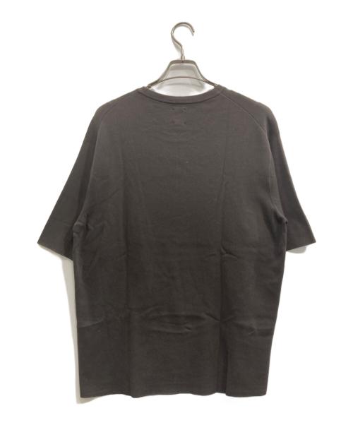 BATONER（バトナ―）BATONER (バトナ―) 32G SMOOTH KNIT T-SHIRT ブラウン サイズ:3の古着・服飾アイテム