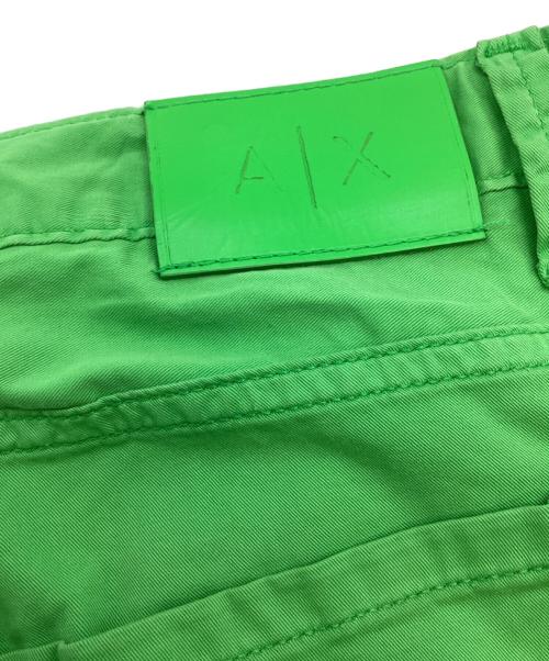 ARMANI EXCHANGE（アルマーニ エクスチェンジ）ARMANI EXCHANGE (アルマーニ エクスチェンジ) ハーフパンツ グリーン サイズ:31の古着・服飾アイテム