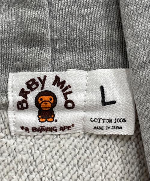 BABY MiLO（ベビーマイロ）BABY MiLO (ベビーマイロ) プルオーバーパーカー グレー サイズ:Lの古着・服飾アイテム