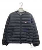 DANTONダントン）の古着「CREWNECK INNER DOWN JACKET」｜ブラック