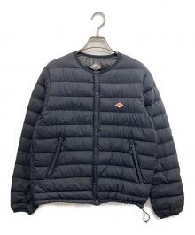 DANTON（ダントン）の古着「CREWNECK INNER DOWN JACKET」｜ブラック