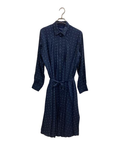 MACKINTOSH（マッキントッシュ）MACKINTOSH (マッキントッシュ) 2WAYトライアングルドットワンピース ネイビー サイズ:38の古着・服飾アイテム
