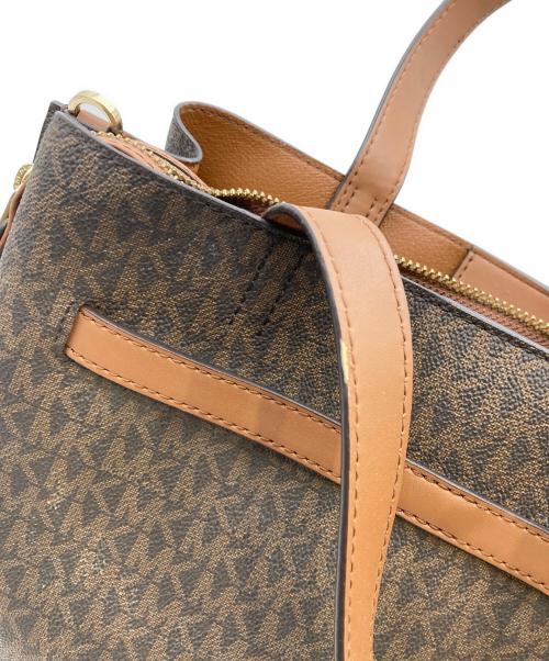 MICHAEL KORS（マイケルコース）MICHAEL KORS (マイケルコース) ハンドバッグ ブラウンの古着・服飾アイテム