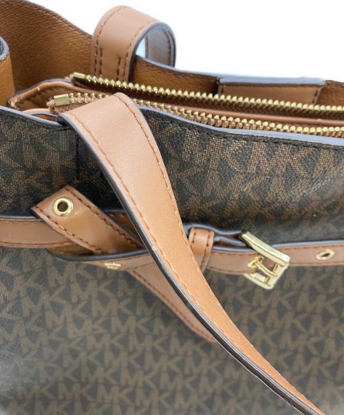 MICHAEL KORS（マイケルコース）MICHAEL KORS (マイケルコース) ハンドバッグ ブラウンの古着・服飾アイテム