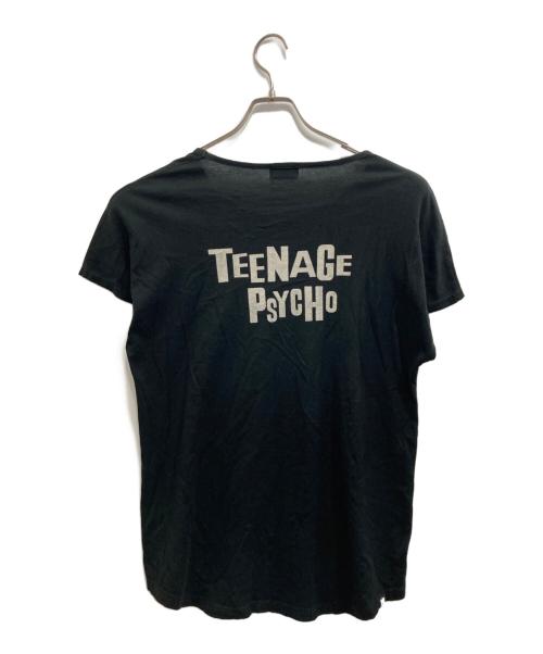 Hysteric Glamour（ヒステリックグラマー）Hysteric Glamour (ヒステリックグラマー) THE CRAMPS/TEENAGE PSYCHO pt ビッグTシャツ ブラック サイズ:FREEの古着・服飾アイテム