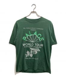 PALACE（パレス）の古着「WORLD TOUR T-SHIRT」｜グリーン
