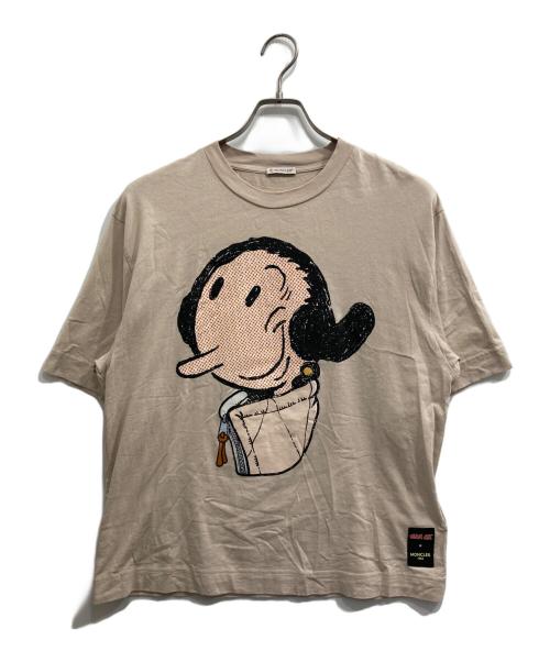 MONCLER（モンクレール）MONCLER (モンクレール) OLIVE OIL OLIVE OIL T-SHIRT ベージュ サイズ:2の古着・服飾アイテム